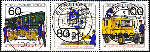 MiNr 876 - 878 gestempelt MiNr 876 - 878 gestempelt
